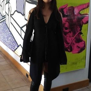 Alexander Wang Black Jacket Dress Tailor in Size 4